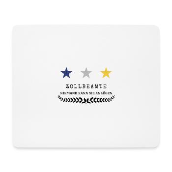 Customs officer - Mouse Pad (horizontal) - white - Front