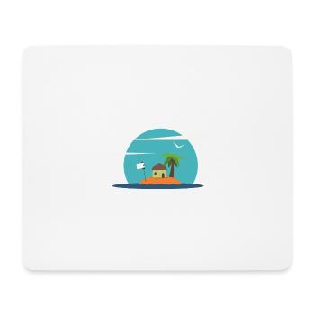 Sommer - Mousepad (Querformat) - Weiß - Vorne