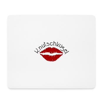 Knutschkugel - Mousepad (Querformat) - Weiß - Vorne