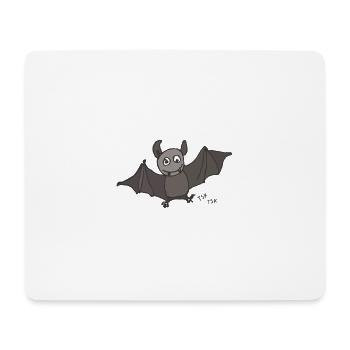 chauve souris - Tapis de souris (format paysage) - blanc - Devant