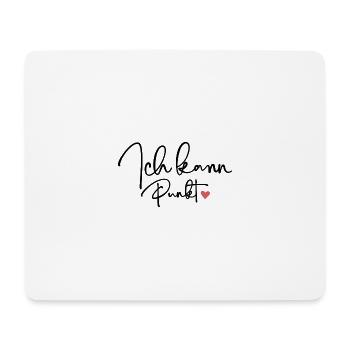 Ich kann - Mousepad (Querformat) - Weiß - Vorne
