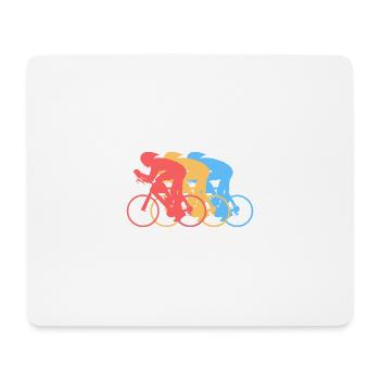 Fahrrad - Mousepad (Querformat) - Weiß - Vorne