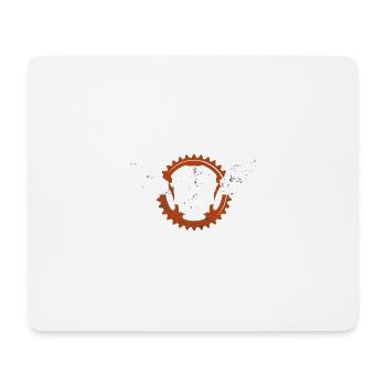 Fahrrad - Mousepad (Querformat) - Weiß - Vorne