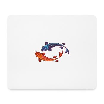 Meerestiere - Mousepad (Querformat) - Weiß - Vorne