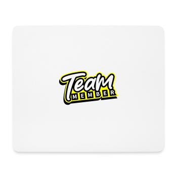 Team Member - Mouse Pad (horizontal) - white - Front