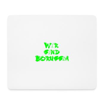Wir sind BMG in grün - Mousepad (Querformat) - Weiß - Vorne