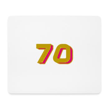 70. 70 YEARS. 70th ANNIVERSARY. 70 YEARS ANNIVERSARY. - Mouse Pad (horizontal) - white - Front