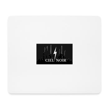 Ciel noir - Tapis de souris (format paysage) - blanc - Devant