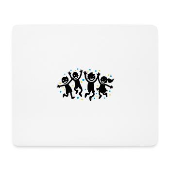 Enfants Joie Maternelle - Tapis de souris (format paysage) - blanc - Devant