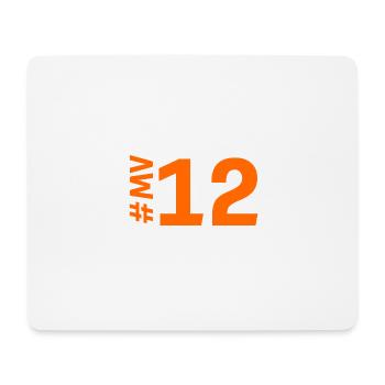 MV12 2025 - Mousepad (Querformat) - Weiß - Vorne