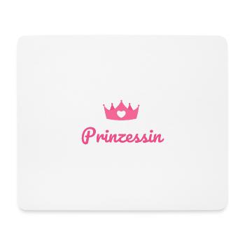 Prinzessin - Mousepad (Querformat) - Weiß - Vorne