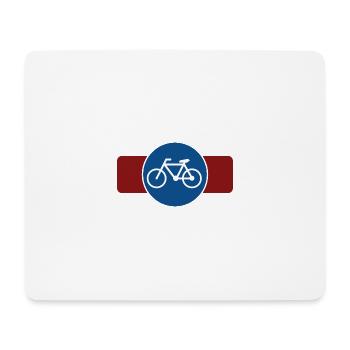 Fahrrad - Mousepad (Querformat) - Weiß - Vorne
