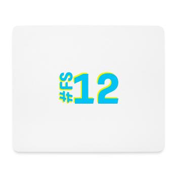 FS12-KARTON - Mousepad (Querformat) - Weiß - Vorne