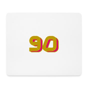 90. 90 JAHRE. 90-JÄHRIGES JUBILÄUM. 90-JÄHRIGES JUBILÄUM. - Mousepad (Querformat) - Weiß - Vorne