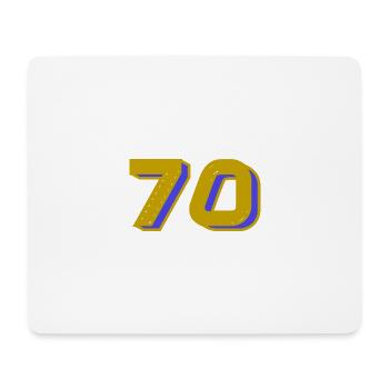 70. 70 YEARS. 70th ANNIVERSARY. 70 YEARS ANNIVERSARY. - Mouse Pad (horizontal) - white - Front