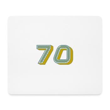 70. 70 YEARS. 70th ANNIVERSARY. 70 YEARS ANNIVERSARY. - Mouse Pad (horizontal) - white - Front
