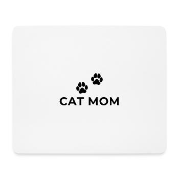 Cat Mom - Cat Mom / Design with Paws - Mouse Pad (horizontal) - white - Front