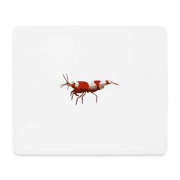 Shrimp Red Bee - Mouse Pad (horizontal) - white - Front