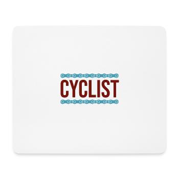 Fahrrad - Mousepad (Querformat) - Weiß - Vorne