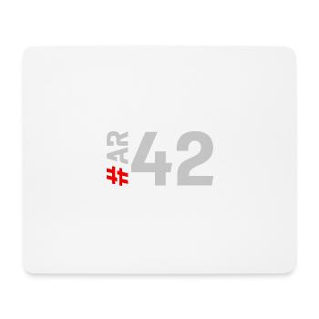 AR42-KARTON - Mousepad (Querformat) - Weiß - Vorne