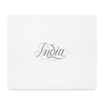 Inde - Tapis de souris (format paysage) - blanc - Devant