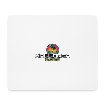 Mallorca 2025 Urlaub Palmen - Mousepad (Querformat) - Weiß - Vorne