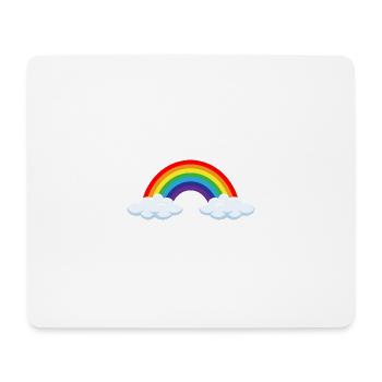 Regenbogen nach dem Gewitter- ApriNoeScor - Mousepad (Querformat) - Weiß - Vorne