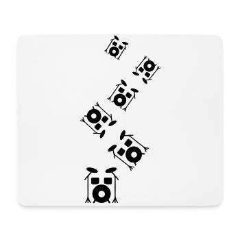 Percussion - Tapis de souris (format paysage) - blanc - Devant