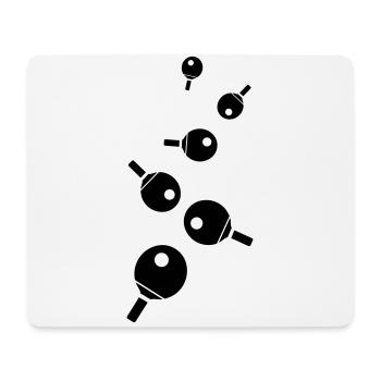 Tischtennis Ping pong - Mousepad (Querformat) - Weiß - Vorne