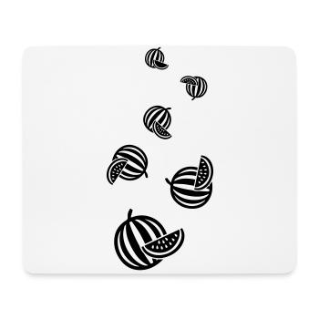 Melon fruit - Mouse Pad (horizontal) - white - Front