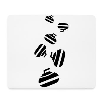 Curling sport - Mouse Pad (horizontal) - white - Front
