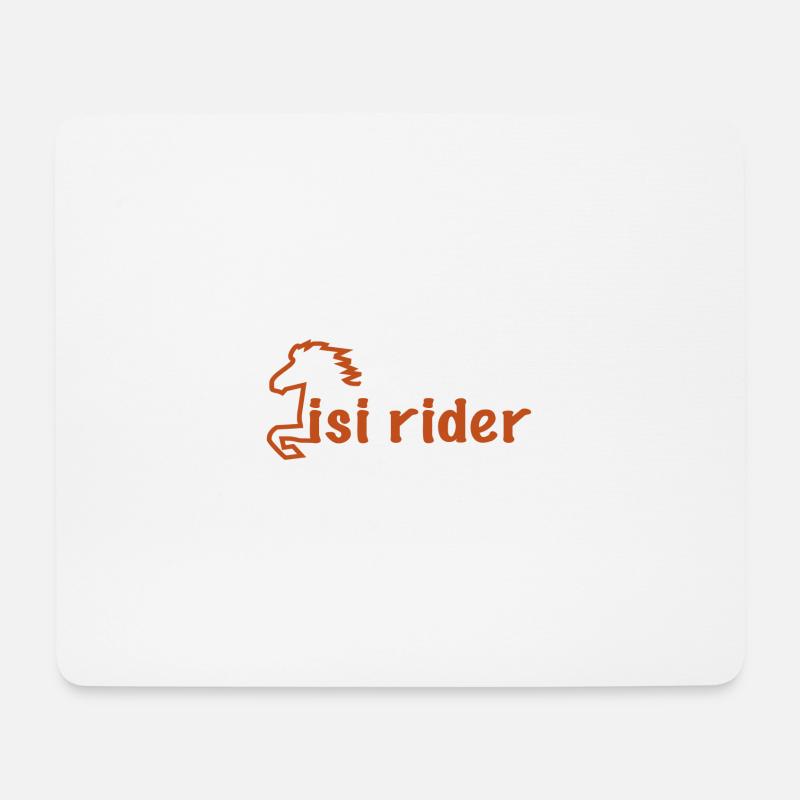 Islandpferd - Mousepad (Querformat) - Weiß