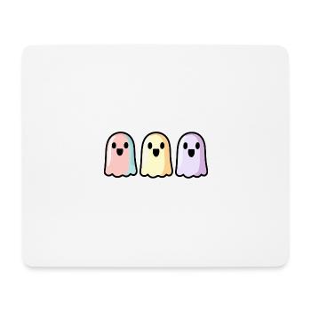 Geister Halloween Bunt - Mousepad (Querformat) - Weiß - Vorne