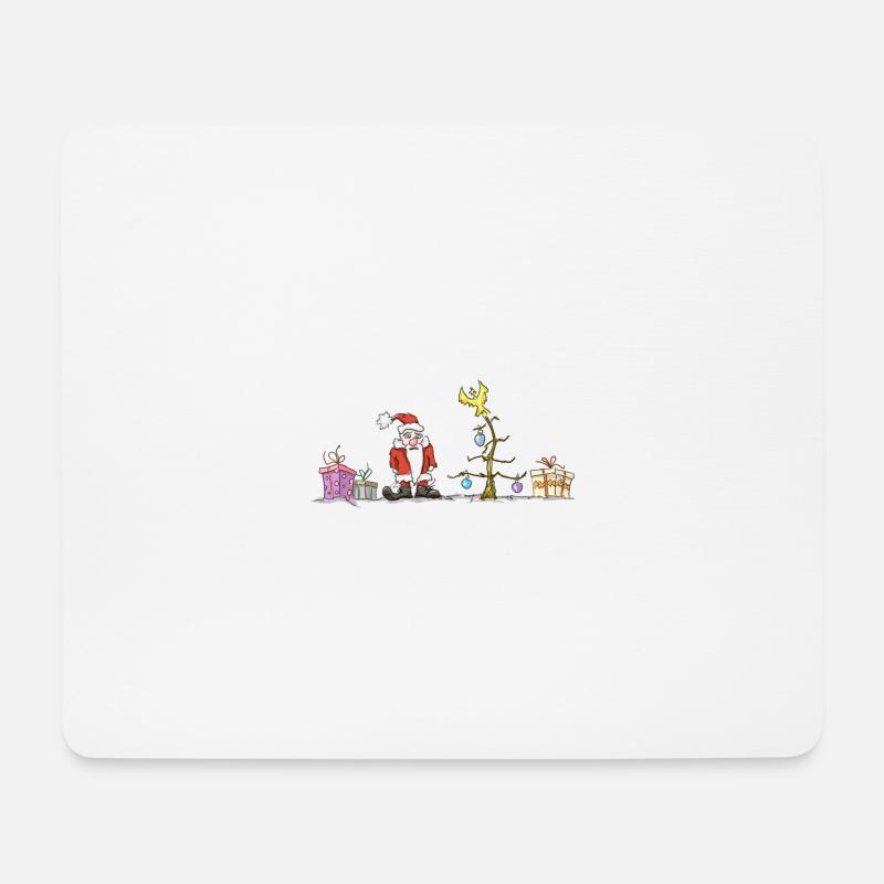 Weihnachtsmann - Mousepad (Querformat) - Weiß