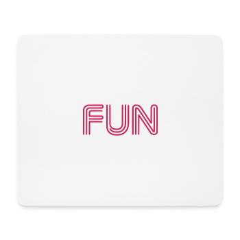 Fun Slogan - Spass - funny - Spaß - Mousepad (Querformat) - Weiß - Vorne
