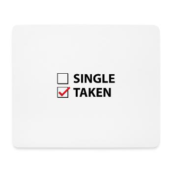 Single Taken - Mouse Pad (horizontal) - white - Front