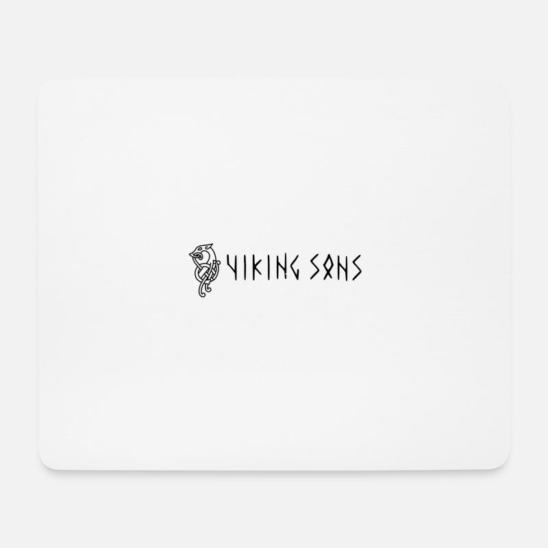 Viking Sons - Mousepad (Querformat) - Weiß