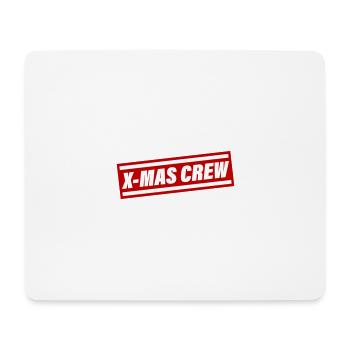 L’équipe de Noël de X-Mas Crew - Tapis de souris (format paysage) - blanc - Devant