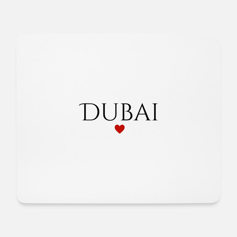 Dubai - Mousepad (Querformat) - Weiß