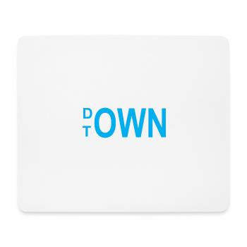 Downtown - Tapis de souris (format paysage) - blanc - Devant
