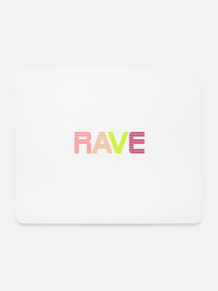 Rave - Mouse Pad (horizontal) - white