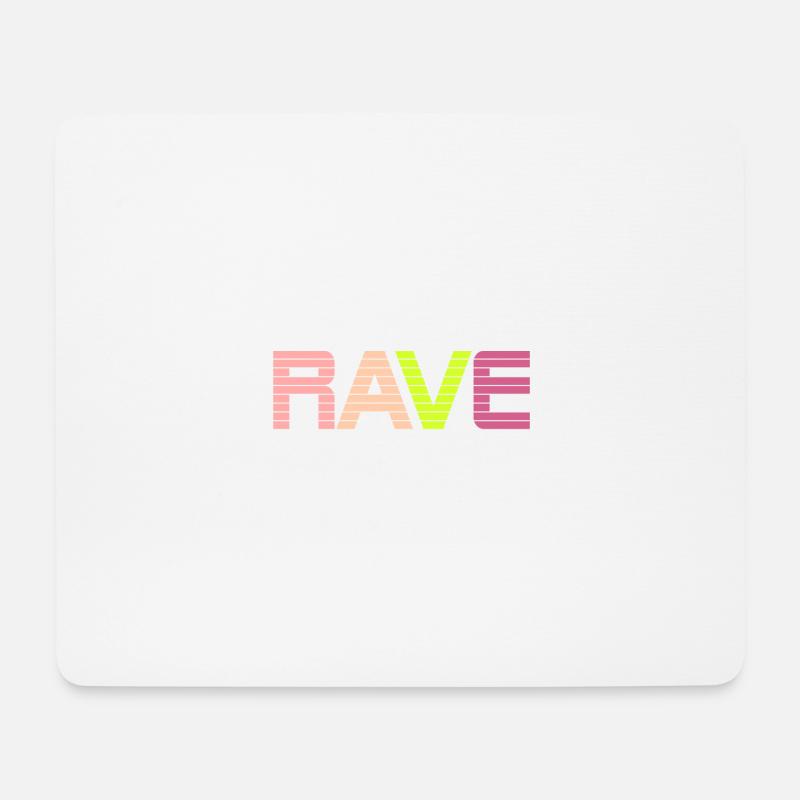 Rave - Mouse Pad (horizontal) - white