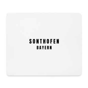 Sonthofen, Bavaria - Mouse Pad (horizontal) - white - Front