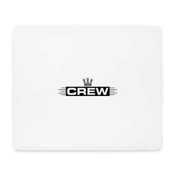 Crew Krone - Mousepad (Querformat) - Weiß - Vorne