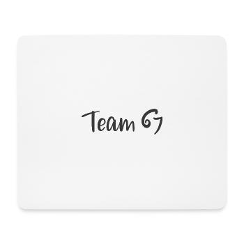 Team 6 7 - Mousepad (Querformat) - Weiß - Vorne