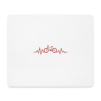 Fahrrad - Mousepad (Querformat) - Weiß - Vorne