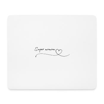 Super Maman - Tapis de souris (format paysage) - blanc - Devant