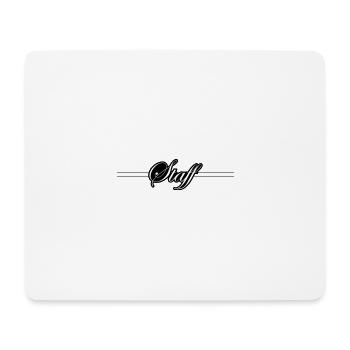 Staff Linie - Mousepad (Querformat) - Weiß - Vorne