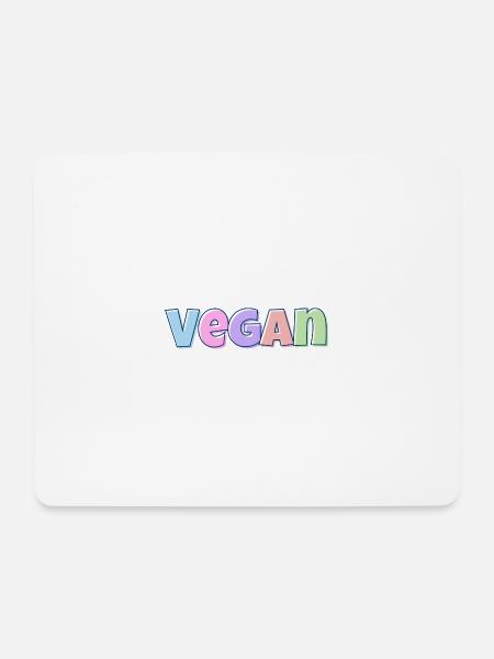 Vegan Pastel - Mouse Pad (horizontal) - white