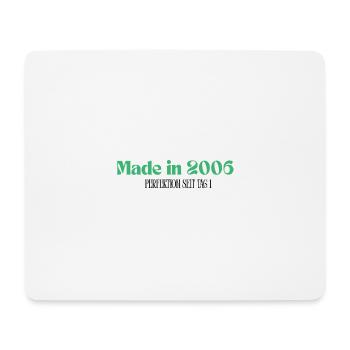 Made in 2006 - Perfektion seit Tag 1 - Mousepad (Querformat) - Weiß - Vorne
